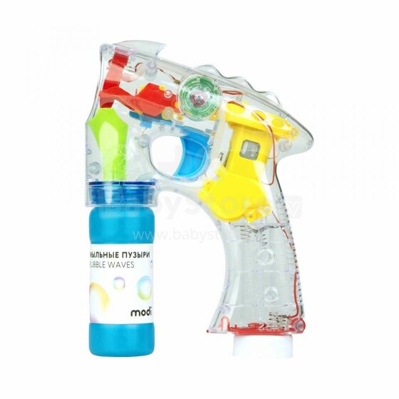 Kūdikių žaislų burbuliukai 505078 pistoletas su muilo burbulais