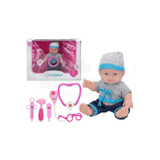 Colorbaby Toys Seat Doll Art.49071 Кукла-пупс с аксессуарами