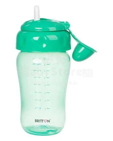 Britton Non-spill Soft Spout Cup Art.B1515 Green Neizlīstoša krūze ar mīksto uzgali, 270 ml