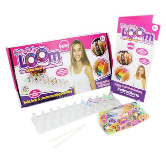 Loom Bands Deluxe  Art.89157 komplekts meitenem