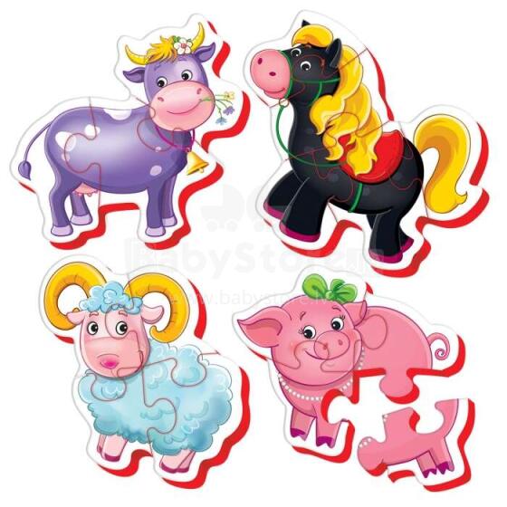 Roter Käfer Baby Puzzle Art.RK6010-03  Farma (Vladi Toys)