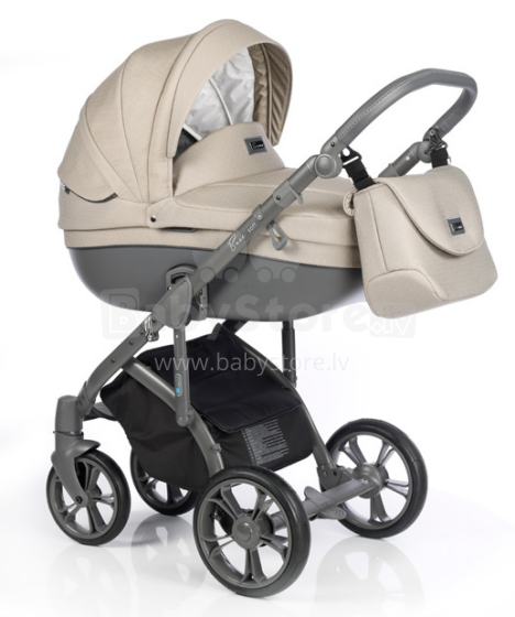Roan (Роан) Bass Soft Art.89429 Beige Dots   Универсальная коляска 2 в 1