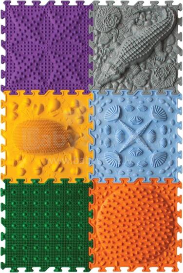 Orto Nature Orthopedic Mat Sets Young Explorer  Art.OTN-S-YNX  Многофункциональный напольный коврик из 6 частей