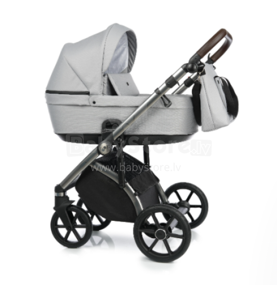 NordBaby Active Plus Ash Frame Art.89763 Brilliant Gray  Детская модульная коляска 2 в 1 (сделано в Скандинавии)