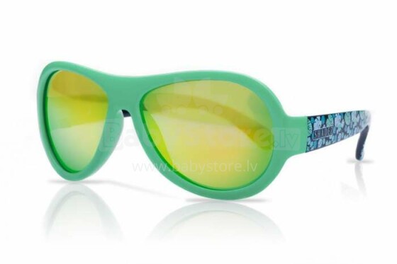 Shadez Designer Leaf Print Green Junior Art.SHZ44 Sunglasses 3-7 years