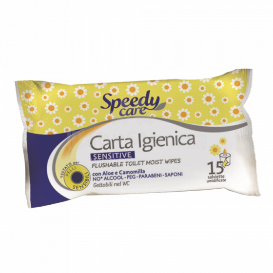 Speedy Care Art.96358 mitrais tualetes papīrs , 15gab.