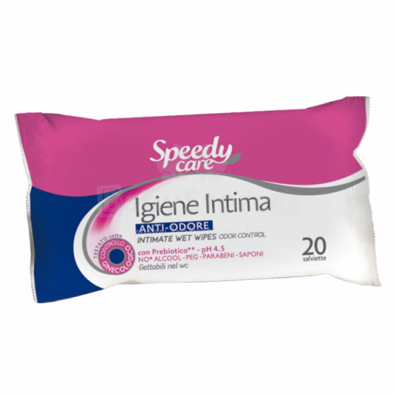 Speedy Care Intime Art.96299  intīmās higiēnas salvetes, 20 gab.