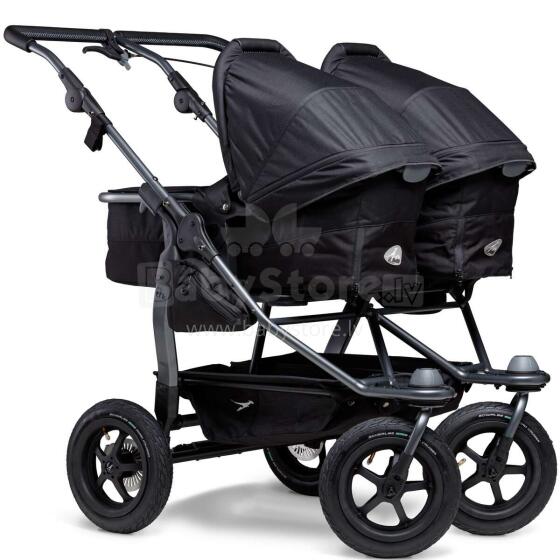 TFK Duo Mono Combi Art.T-D1-KA-310 Black  Dvīņu ratiņi/rati 2 vienā