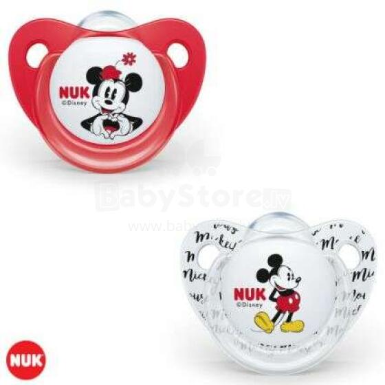 Nuk Disney Minnie Art.SB29 Silikona ortodontiskais māneklis 2gb (6-18 mēn. )