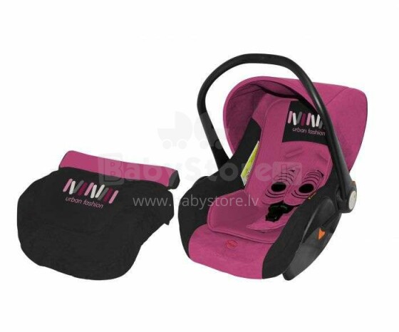 LORELLI LIFESAVER automobilinė kėdutė - rožinė ir juoda