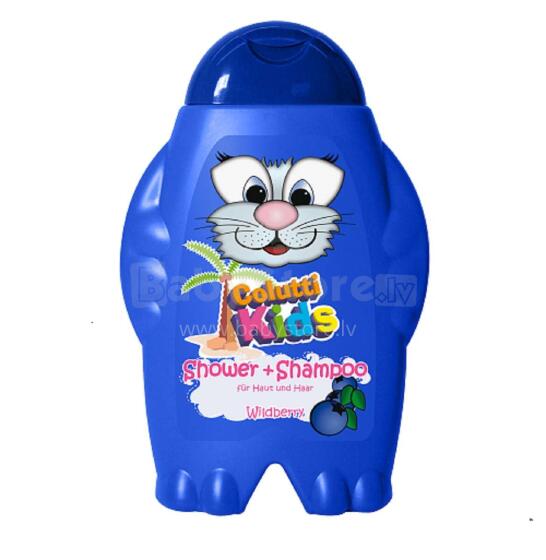 Colutti Kids Art.91365 Wildberry Dušas želeja/šampūns bērniem,300ml