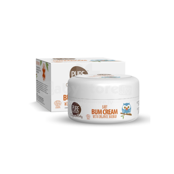 Pure Beginnings Bum Cream Art.91486  Многофункциональный крем от красных пятен, опрелостей, укусов насекомых и т. д. с органическим экстрактом хлебного дерева,  50 мл