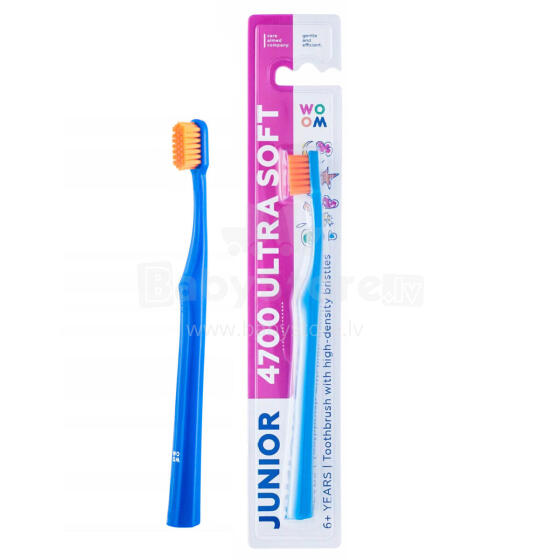Woom Junior 4700 Ultra Soft  Art.91628 Зубная щетка детская эктрамягкая (от  6 лет)