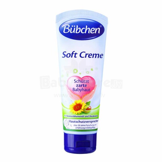 Bubchen Soft Creme Art.TB30 Švelnus kremas su taukmedžio sviestu ir saulėgrąžų aliejumi