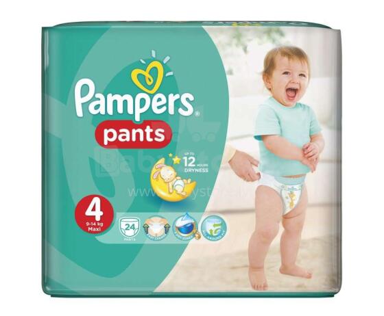 Pampers Pants  Art.P04G691 Bērnu biksītes S4 izmērs no 9-14kg, 24gab.