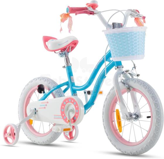 Royal Baby Kids Bike Wheels Collas 12'  Art.92087 Blue Children's two-wheeled bicycle with additional wheels