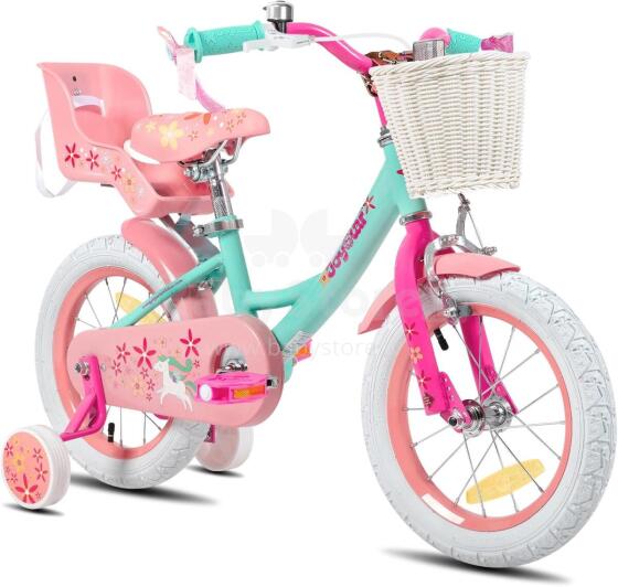 Joystar Kids Bike Wheels Collas 12'  Art.92090 Mint Children's two-wheeled bicycle with additional wheels