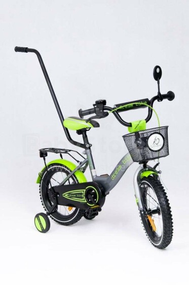 Elgrom Tomabike Platinum Art.92103 Silver/Green  Детский велосипед