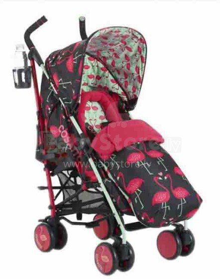 „Cosatto Supa Flamingo Fling“ prekės ženklas CT2970 Skėčio tipo ypač lengvas pėsčiųjų / sportinis vežimėlis