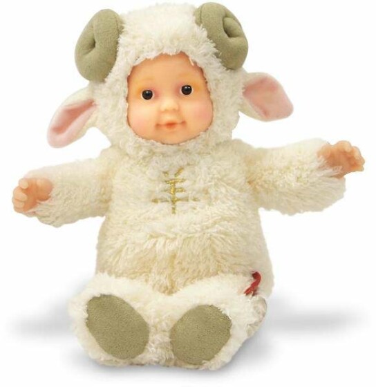 Anne Geddes Baby Sheep Art.579501 Lelle - mazulis aita balts,20cm