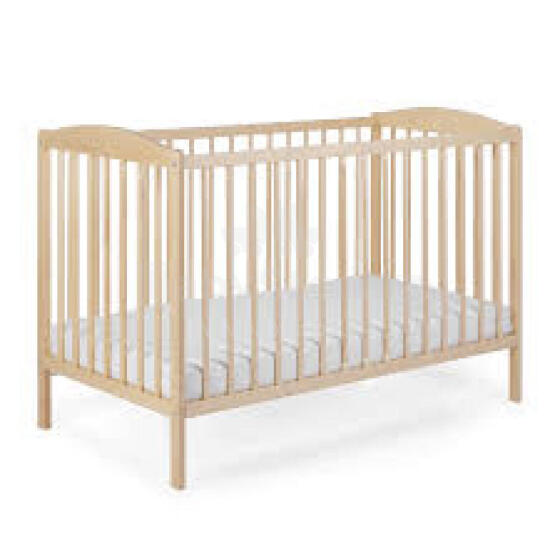 La Bebe™ Kids Wood Cot Sosna Tomi 5 Art.92430 Natural Детская деревянная кроватка 120x60см
