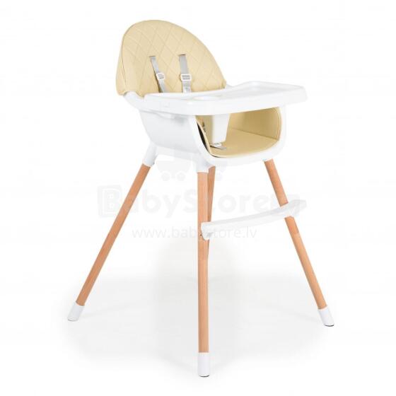 Mini Baby Gelato 2 in 1 Art.92485 Beige high chair