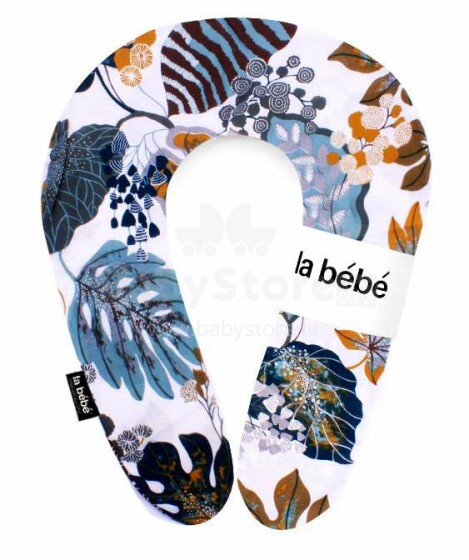 La Bebe™ Snug Cotton Nursing Maternity Pillow Art.2518 Spring Bud Подковка для сна, кормления малыша 20x70см