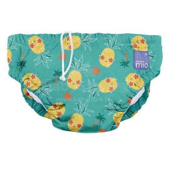BambinoMio swim nappy, детские плавки ананасовая вечеринка