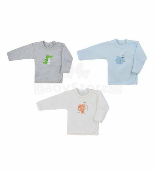 Amadeo W1-11 vaikų marškinėliai ilgomis rankovėmis 100% medvilnė