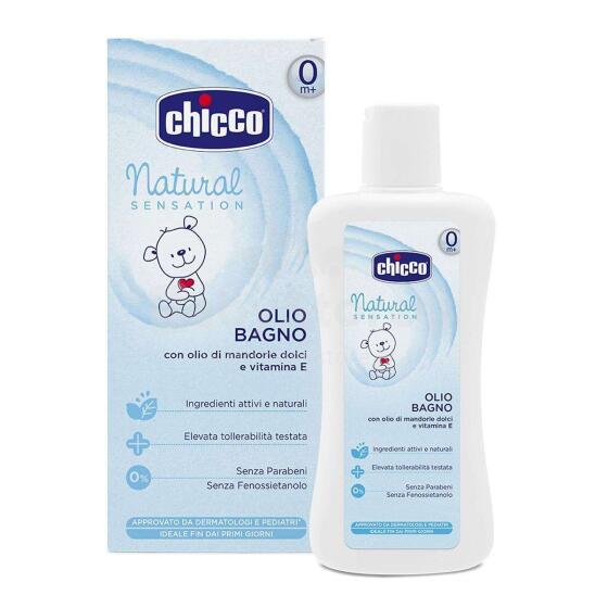 Chicco Natural Sensation Art.07451.10 Масло для купания,200мл