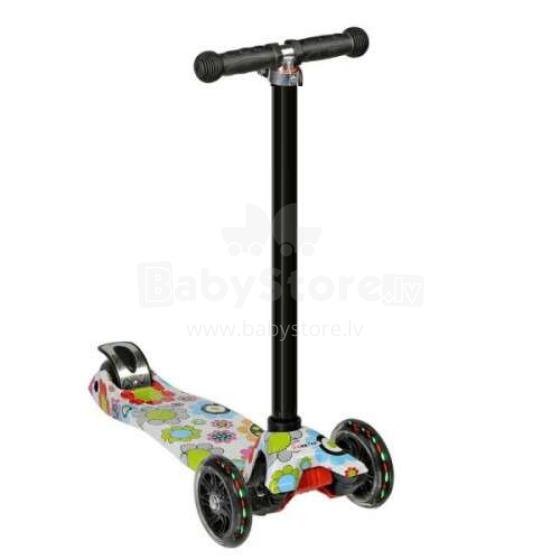 TLC Scooter Led Art.2865Y Детский трёхколёсный самокат
