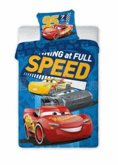 Faro Tekstylia Disney Bedding Cars Art.010  Хлопковое постельное белье 160x200см