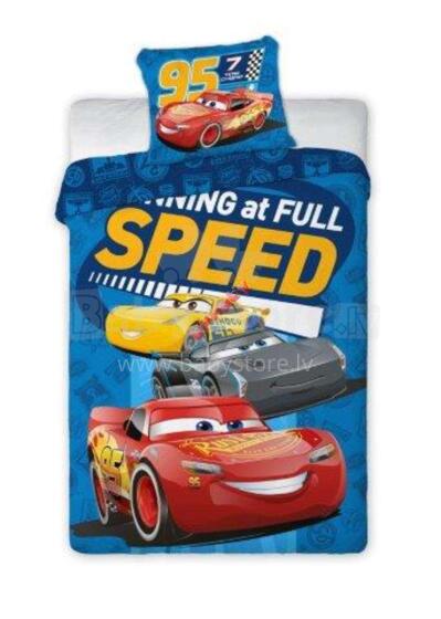 Faro Tekstylia Disney Bedding Cars Art.010 Kokvilnas gūltas veļas komplekts 160x200cm
