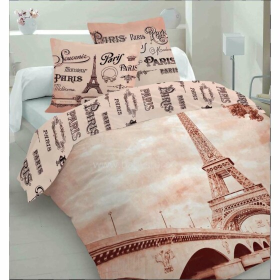 Faro Tekstylia Disney Bedding Paris 3D Art.92923  Хлопковое постельное белье 160x200см
