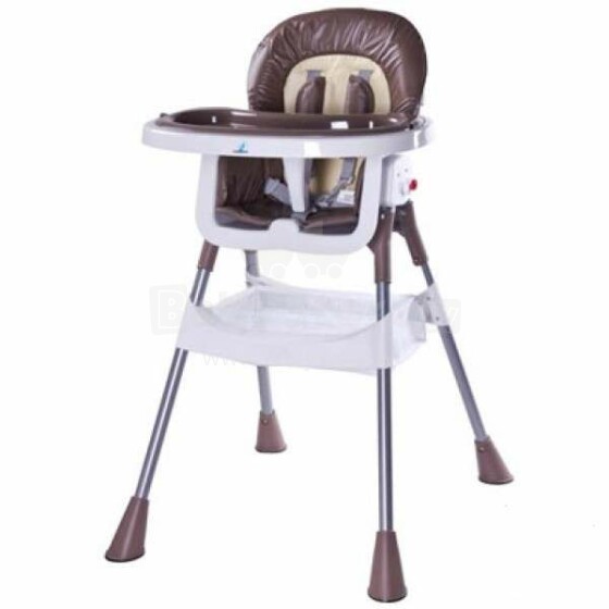 Caretero Pop Col.Brown Bērnu barošanas krēsliņš