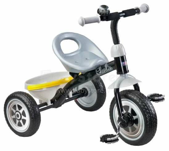 Caretero Toyz Tricycle Charlie Col.Grey Детский трёхколёсный велосипед