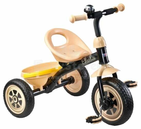 Caretero Toyz Tricycle Charlie Col.Beige  Детский трёхколёсный велосипед