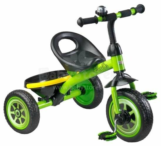 Caretero Toyz Tricycle Charlie Col.Green Детский трёхколёсный велосипед