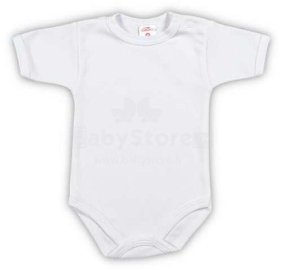 Makoma Art.0311 Body White  Zīdaiņu bodiji ar īsām piedurknēm (56-92сm)