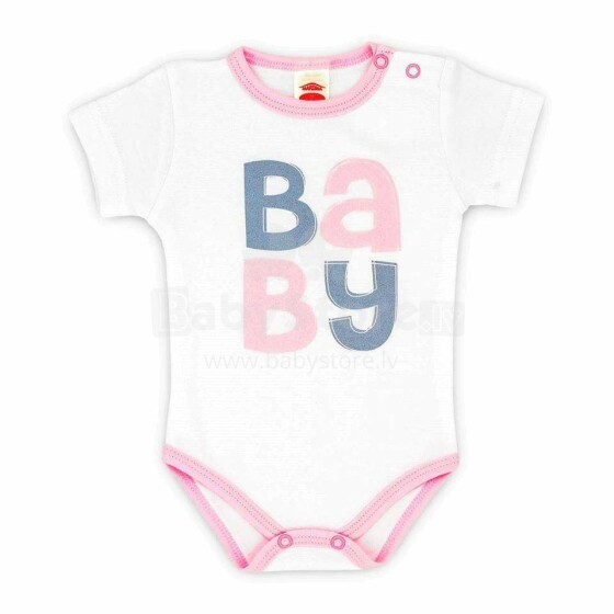 „Makoma Art.03136KR Body Baby Baby“ kūdikių kostiumai trumpomis rankovėmis (56–80 cm)