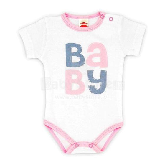 Makoma Art.03136KR Body Baby Детские Бодики с коротким рукавом из чистого хлопка (56-80см)