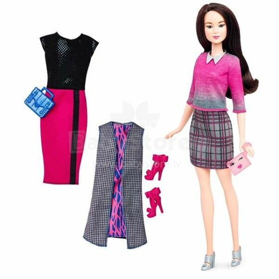 „Mattel Barbie Fashionistas Doll Art“. DTD96 lėlė Barbė su kokteiliais