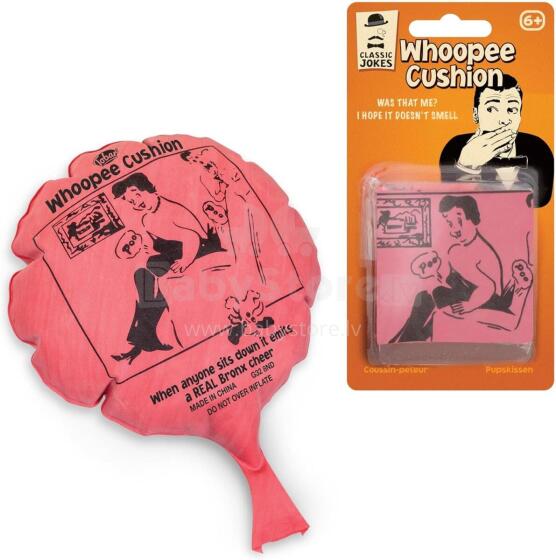 Tobar Classic Jokes Whoopee Cushion Art.93805 Spilvens izklaidēm,16cm