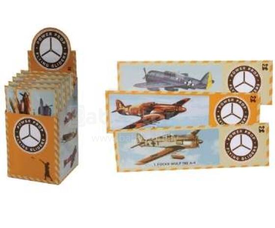 Keycraft Small Asst Poly Gliders Art.GL08 Polistirola 3D puzle Lidmašīna