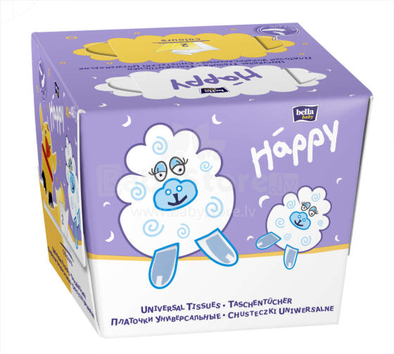 Happy Art.93895 Гигиенические платочки 80шт.
