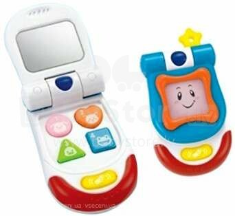 Winfun Art.0618 Flip Up Sounds Phone  Bērnu attīstoša muzikālā rotaļlieta telefons