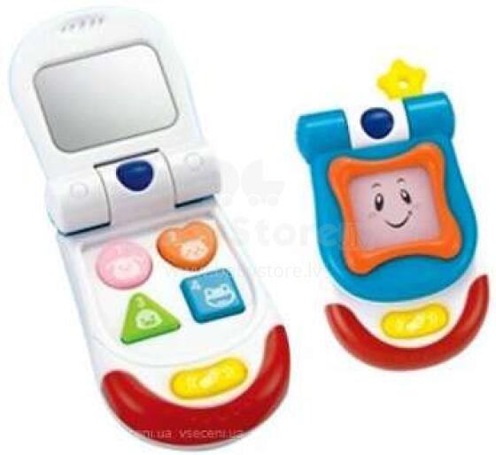 Winfun Art.0618 Flip Up Sounds Phone  Bērnu attīstoša muzikālā rotaļlieta telefons