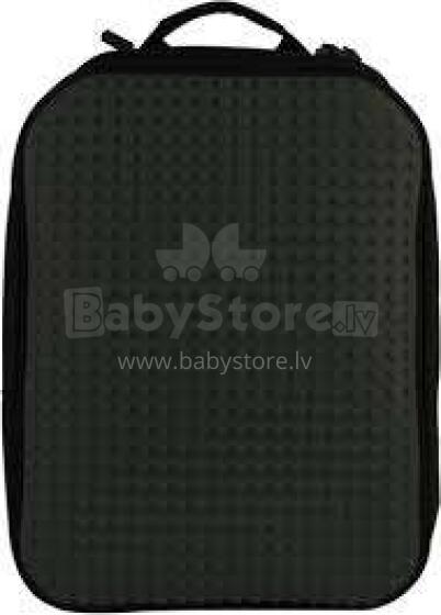 Upixel Canvas Classic Pixel Black Art.WY-A001 Пиксельный рюкзак с ортопедической спинкой