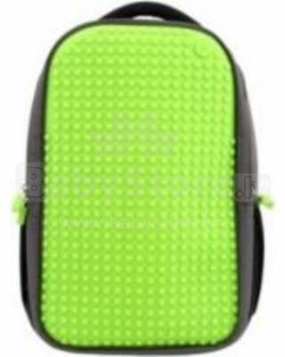Upixel Double Pixel Green Art.WY-A009 Пиксельный рюкзак с ортопедической спинкой для ноутбука