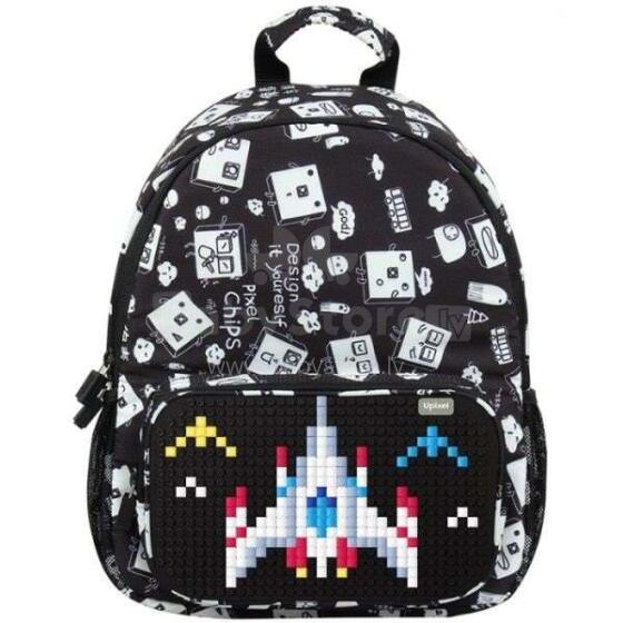 Upixel Floating Puff  Black Art.WY-A025 Детский пиксельный рюкзак с ортопедической спинкой